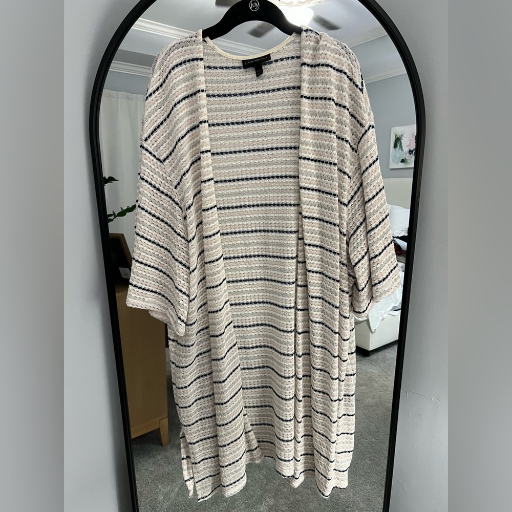 Lane Bryant woven duster